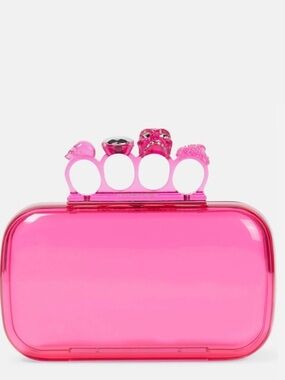 Alexander McQueen Four Ring embellished clutch